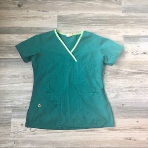 Wonder wink forest green scrubs